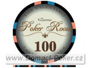 Valentino Poker Room 10,5gr. - Hodnota 100 - ern