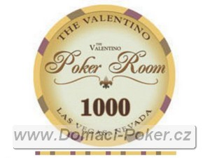 Valentino Poker Room 10,5gr. - Hodnota 1000 - lut