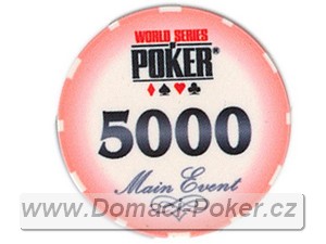 WSOP Main Event 10gr. - Hodnota 5000 - broskvov