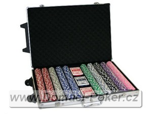 Poker set s motivem Kostky 1000