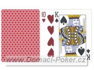 Hrac karty na poker Piatnik Starclub - erven normal