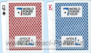 Bee: WPT Hrac karty na poker - modr