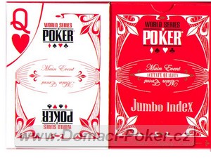 WSOP 100% Plast Acetat, Jumbo Index, erven