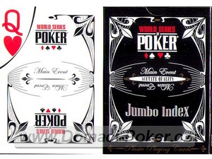 WSOP 100% Plast Acetat, Jumbo Index, ern