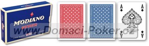 Modiano Super 100% Plast 4x Poker index 2-Pack