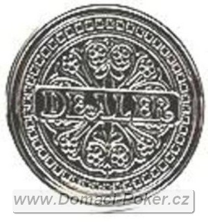 Dealer Button Stbrn