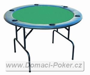Pokerový stůl - skládací kulatý