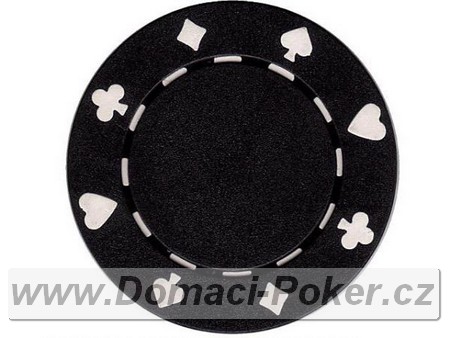 Poker etony Bez potisku 11,5gr. - ern