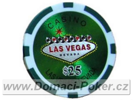 Las Vegas Laser 13gr. - Hodnota 25 - zelen