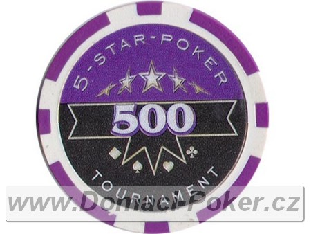 5-Star 11,5gr. - Hodnota 500 - fialov