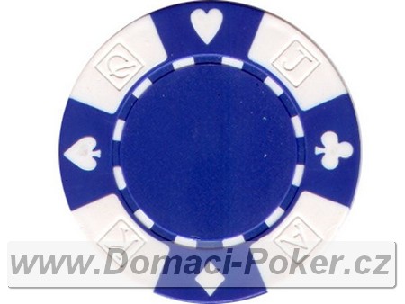 Poker eton Suit AKQJ - Modr