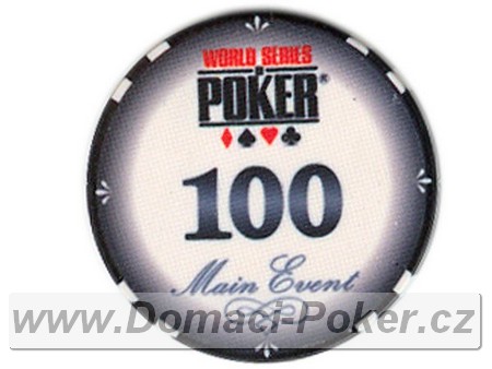 WSOP Main Event 10gr. - Hodnota 100 - ern