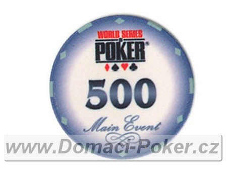 WSOP Main Event 10gr. - Hodnota 500 - borvkov