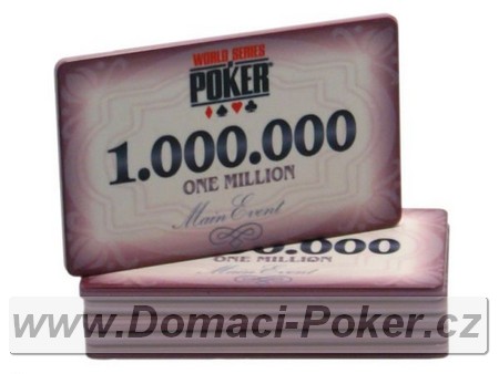 WSOP Main Event 10gr. - Plaketa 1.000.000 - erven