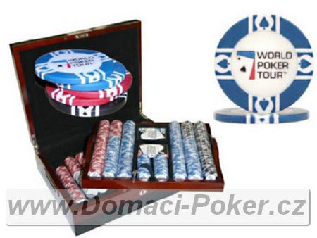 Word Poker Tour exkluzivn set v devnm kufku