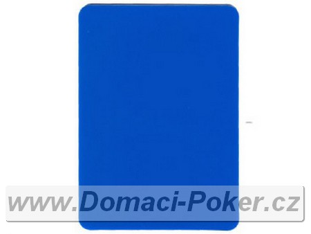 Cut Card Pokersize - modr