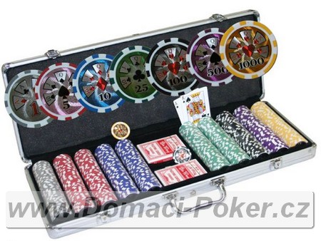 Poker set De Luxe 500 NA PN