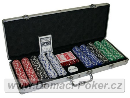 Poker set s motivem Kostky 500