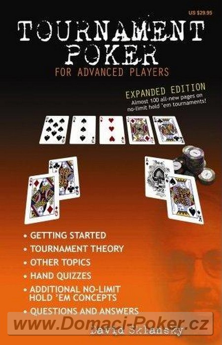 David Sklansky: Tournament for advanced player