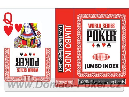 WSOP 100% Plast, Jumbo Index, erven